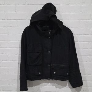 Grizas Linen Utility Jacket with Hood